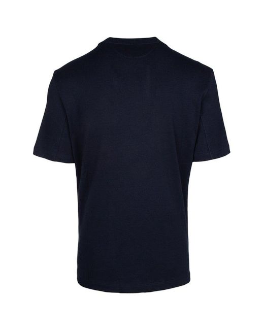 Brunello Cucinelli Blue T-Shirt for men