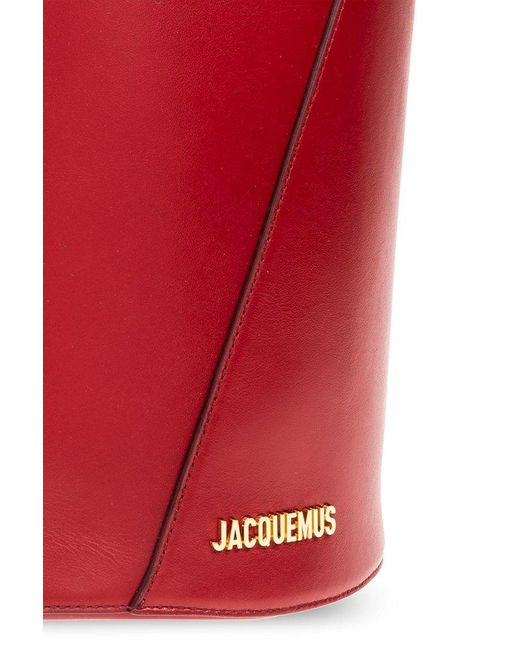 Jacquemus Red 'le Petit Tourni' Bag