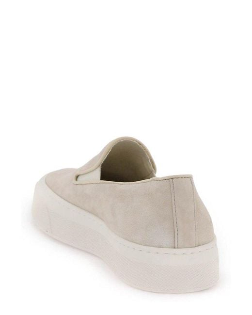 Common Projects Natural Slip-on Sneakers