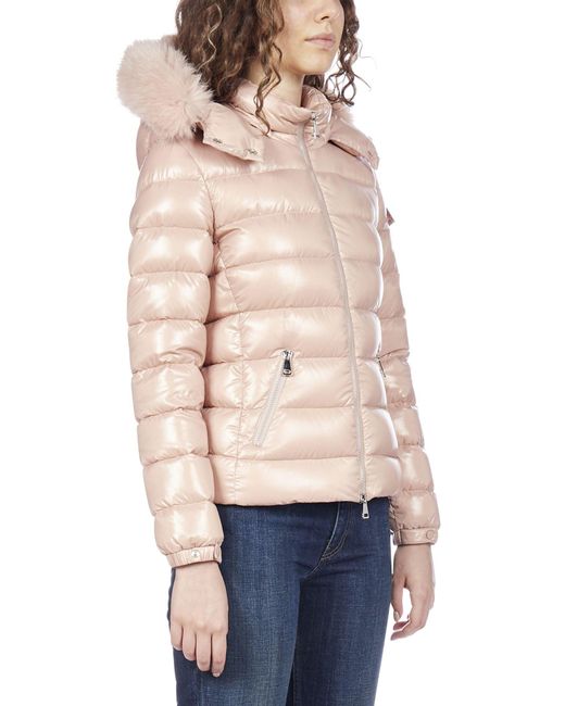 moncler badyfur pink