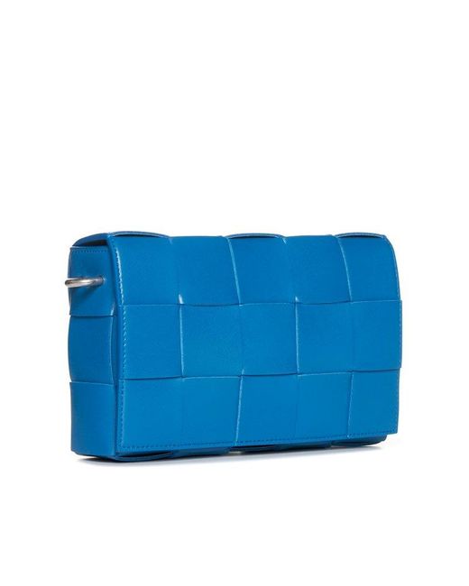 Bottega Veneta Blue Cassette Messenger Bag for men