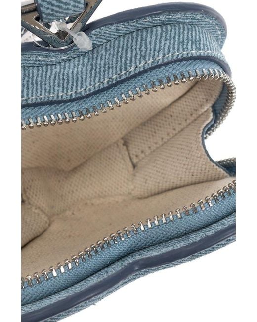 Kate Spade Blue Heart-Shaped Pouch