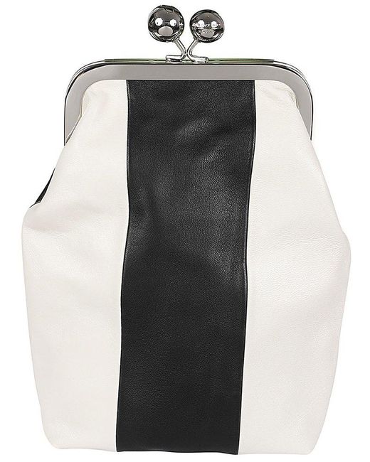 Weekend by Maxmara Black Flat Vertical Extra Small Pasticcino Bag