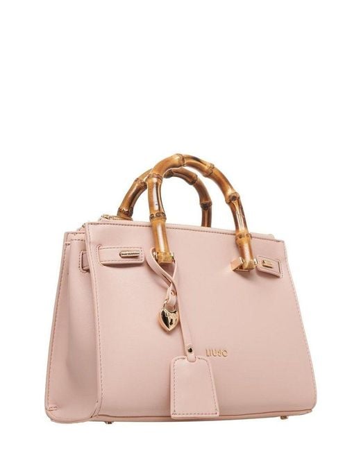 Liu Jo Pink Melek Medium Top Handle Bag