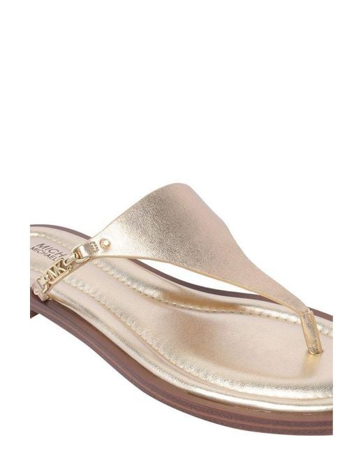 MICHAEL Michael Kors Daniella Metallic Flat Sandals