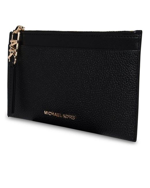 Michael Kors Black Leather Card Holder Lyst UK
