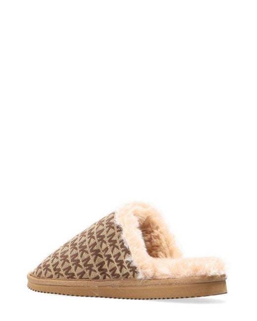 Michael kors slip on best sale slippers