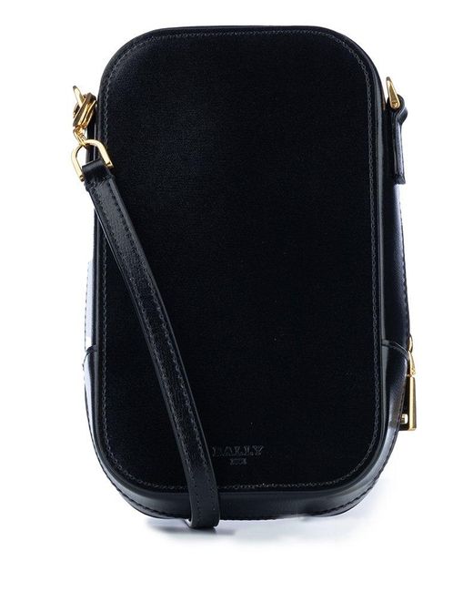 Bally Black Zip-up Shoulder Bag