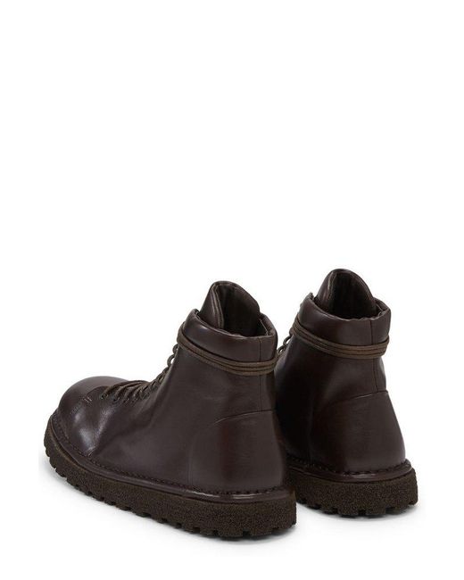 Marsèll Brown Pallottola Lace-up Ankle Boots for men