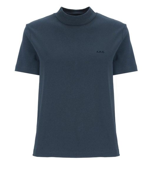 A.P.C. Blue T-Shirts And Polos
