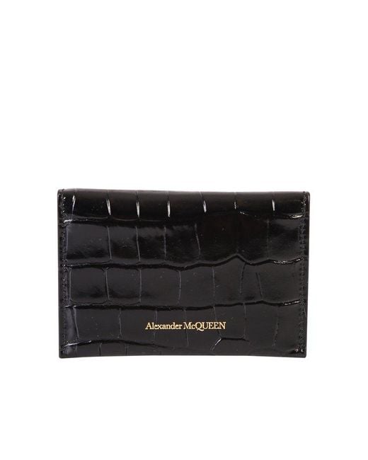 Alexander McQueen Black Wallets