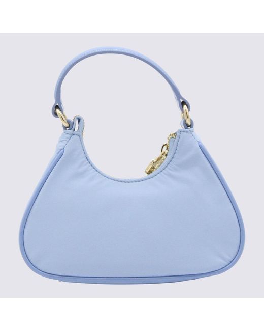 Chiara Ferragni Blue Eyelike Motif Shoulder Bag
