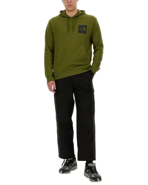 The North Face Green Fine Hoodie for men