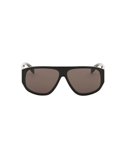 Alexander McQueen Gray Mask Frame Sunglasses for men