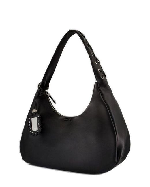大人気☆ Ganni XXL Hobo Bag Black Black XXL Hobo Bag | GANNI US