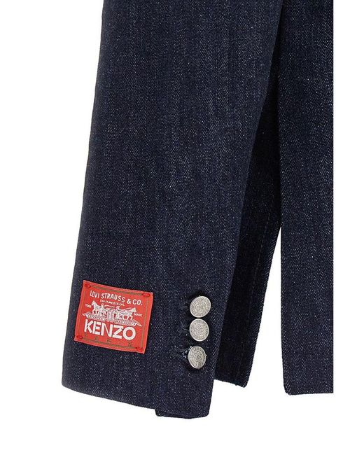 KENZO Blue X Levi Strauss & Co. Blazer Jackets
