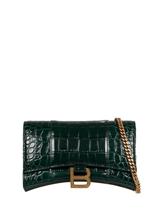 Balenciaga green hotsell wallet