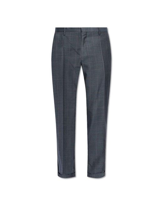 Paul Smith Blue Creased Trousers for men