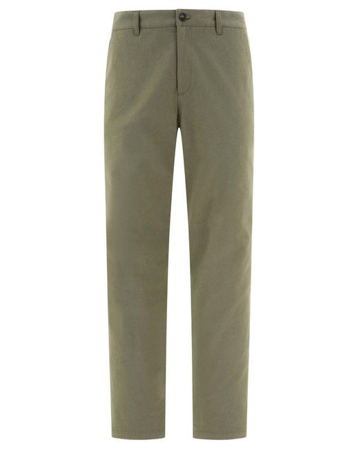 A.P.C. Green "chino Ville" Trousers for men