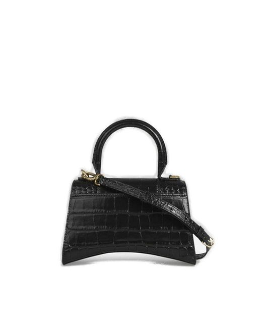 Balenciaga Black 'hourglass Xs' Bag
