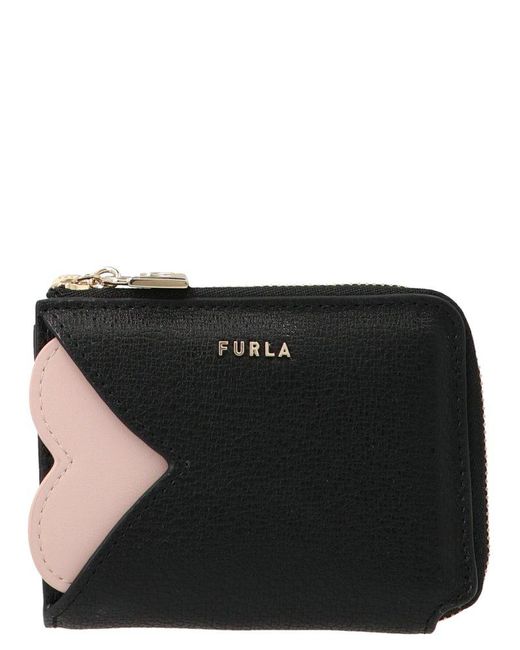 Furla Black Compact Lovely Small Wallet