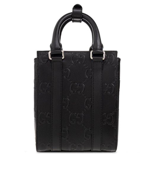 Gucci Black Leather Shoulder Bag for men
