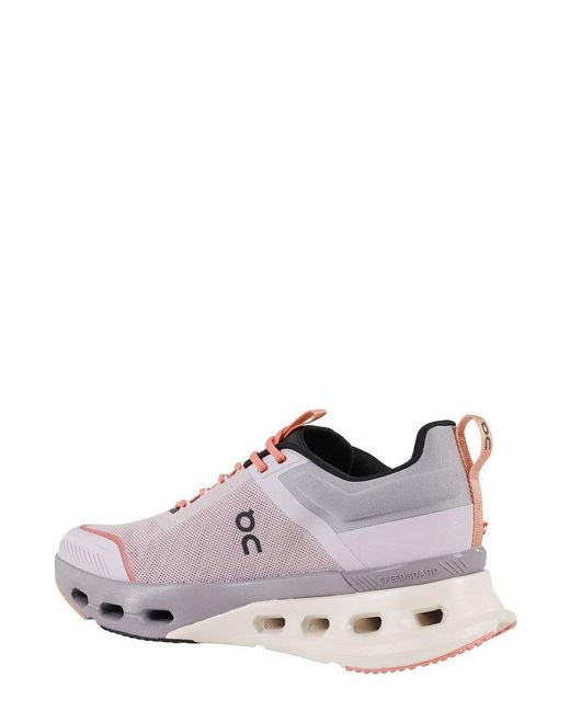 On Shoes Purple Cloudflow 4 Lace-Up Sneakers