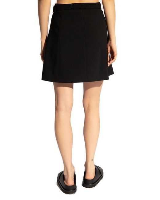 Theory Black Belted Skirt,