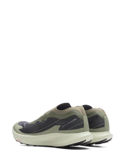 Salomon Green Pulsar Reflective Advanced Slip-On Sneakers for men