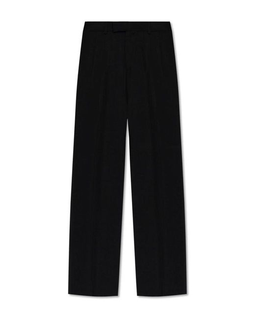 Amiri Black Logo Patch Tapered Trousers for men