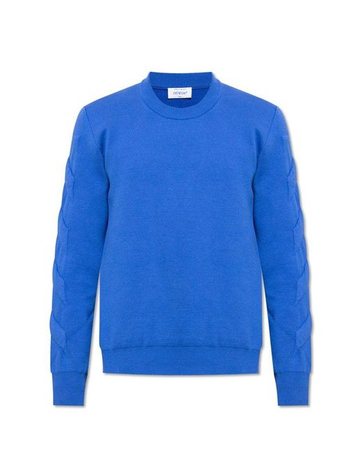 Blue off white jumper sale