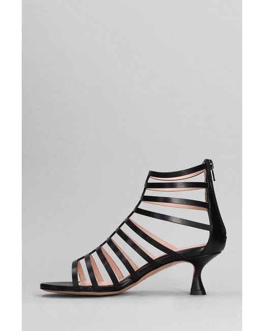 Anna F. Black 3745 Strapped Open-Toe Sandals