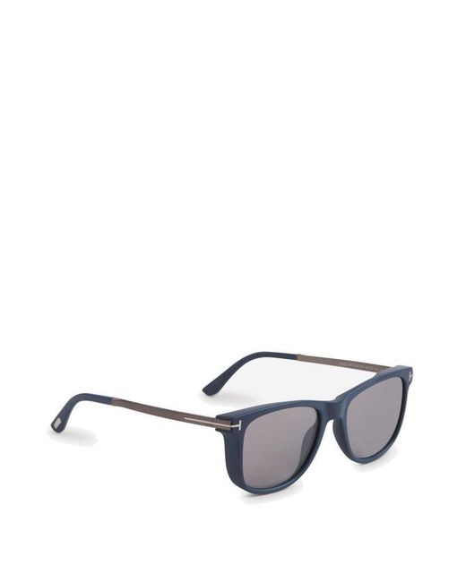 Tom Ford Gray Sinatra Square Frame Sunglasses for men