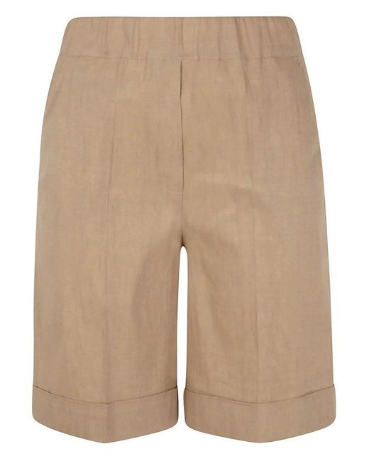 D.exterior Natural Tailored Bermuda Shorts