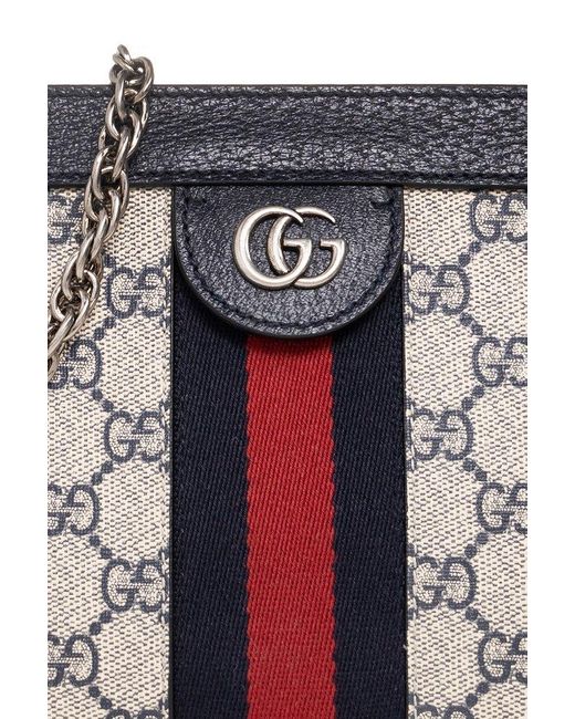 Gucci White 'ophidia Small' Shoulder Bag