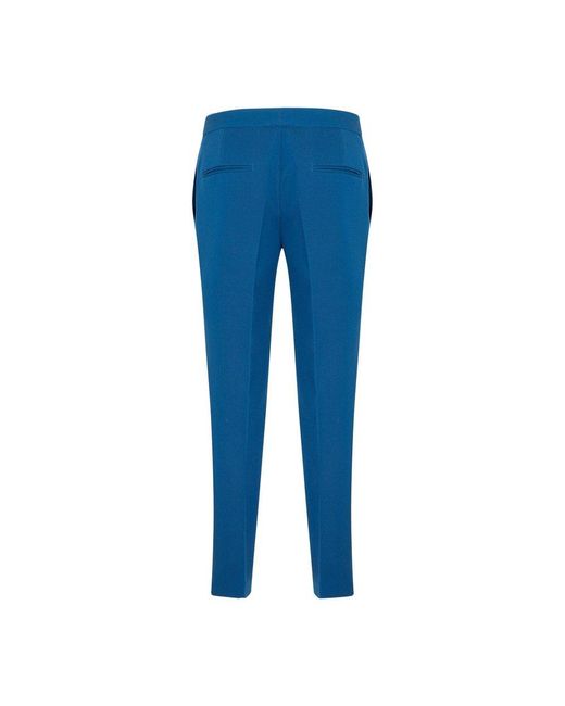 Jil Sander Blue Straight-leg Tailored Trousers