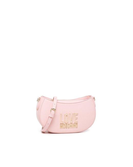Love Moschino Pink Jelly Shoulder Bag
