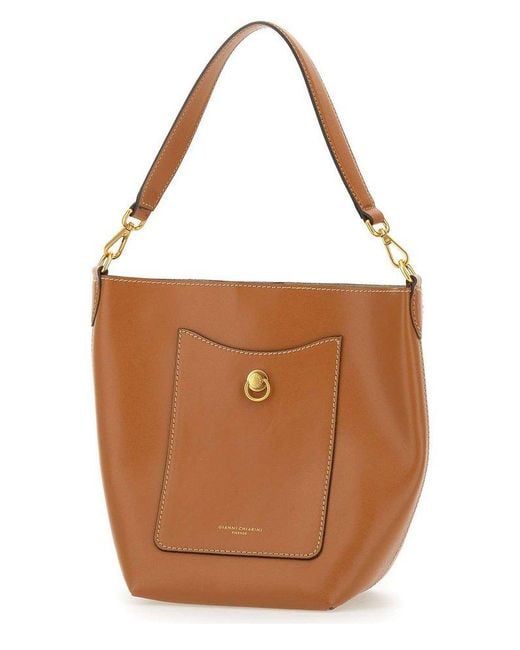 Gianni Chiarini Brown Rubina Bucket Bag