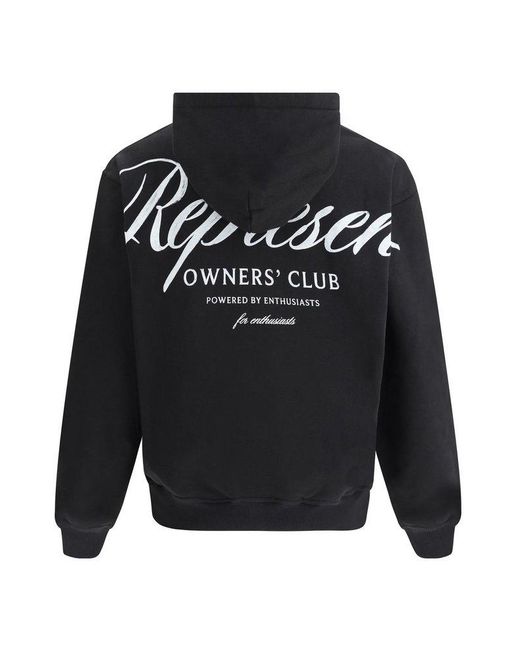 Represent Blue Owners Club Script Hoodie for men