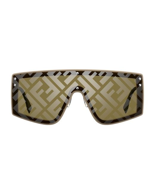 Fendi Natural Sunglasses With Ff Lens for men
