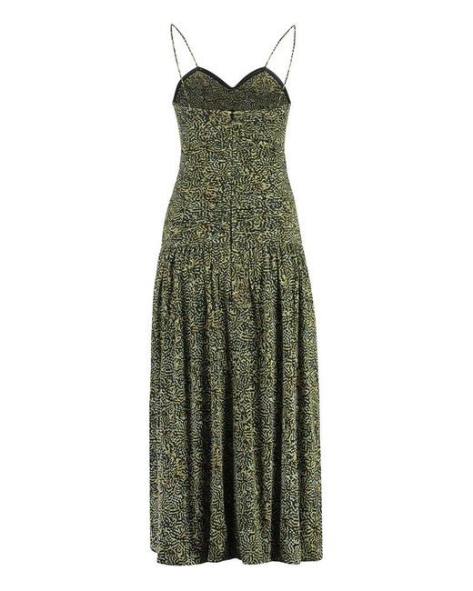 Isabel Marant Green Elisabeth Jersey Dress