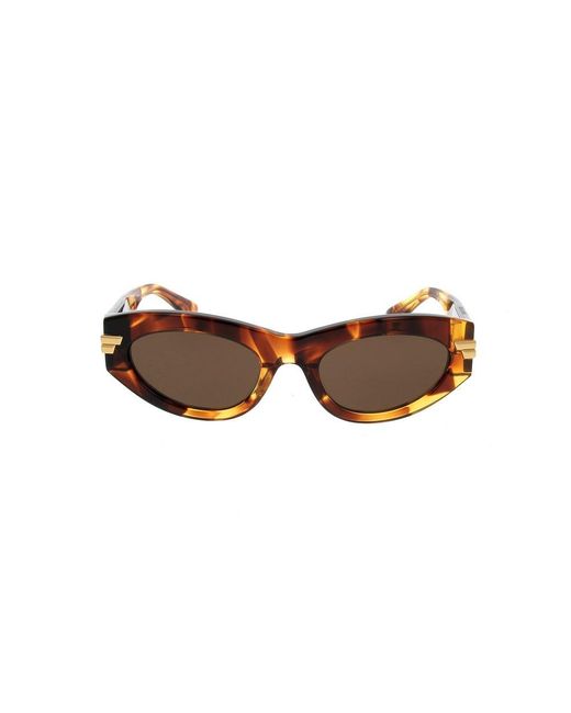 Bottega Veneta Multicolor Cat-eye Frame Sunglasses
