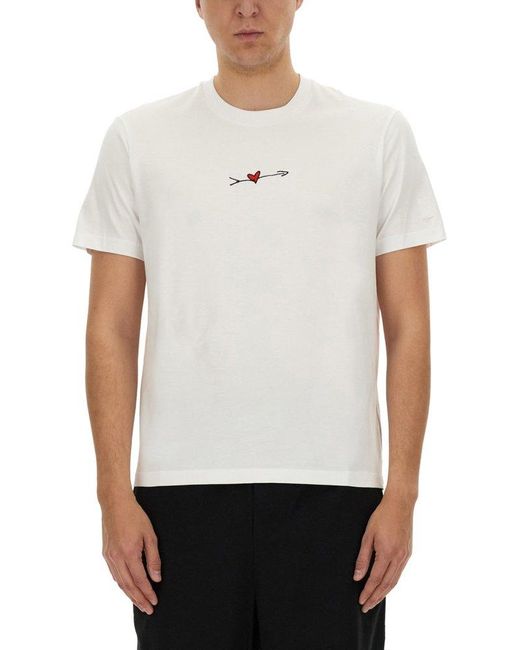 Neil Barrett White "Cupid" T-Shirt for men