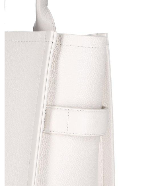 Marc Jacobs White 'the Leather Large Tote Bag'