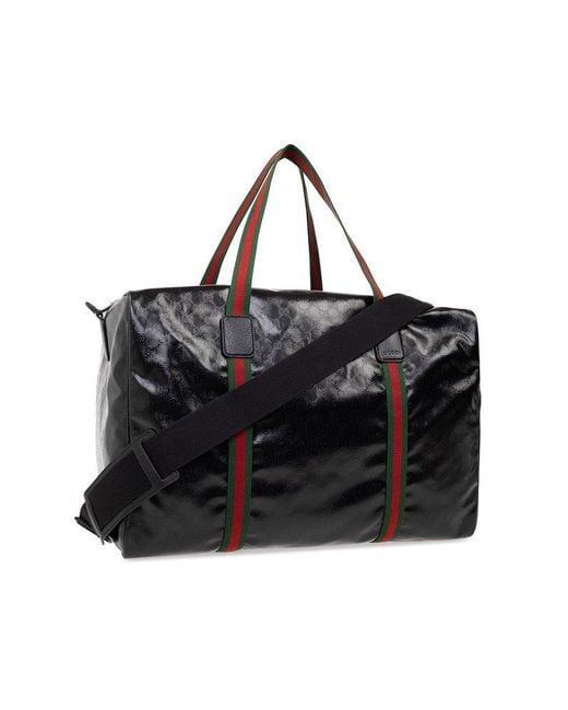 Gucci Duffle Maxi Duffel Bag in Black for Men Lyst