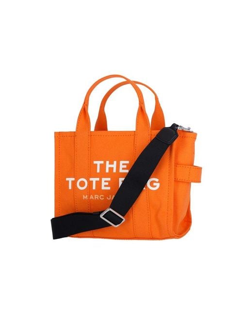 Marc Jacobs Orange "the Mini Tote" Bag