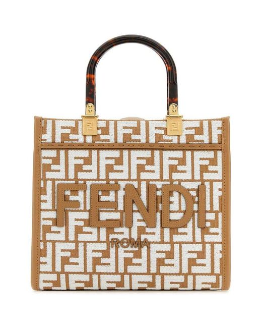 Fendi Natural Sunshine Medium Bag