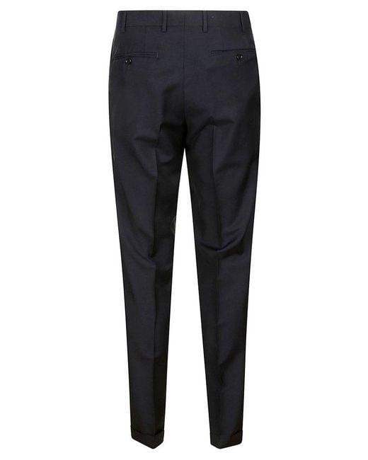 Canali Blue Tailored Dress Pants for men