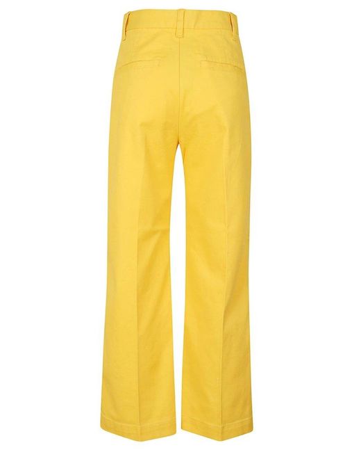 Polo Ralph Lauren Yellow Chino Wide-leg Pants