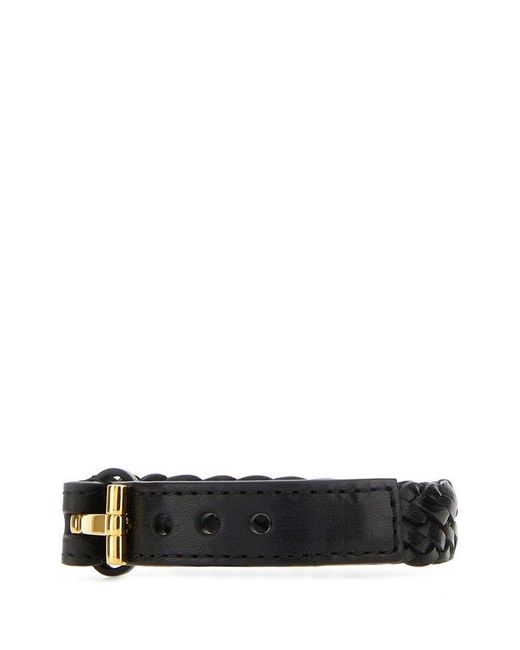 Tom Ford White Leather Bracelet for men